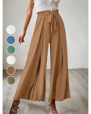 Loose Casual Plain Pants